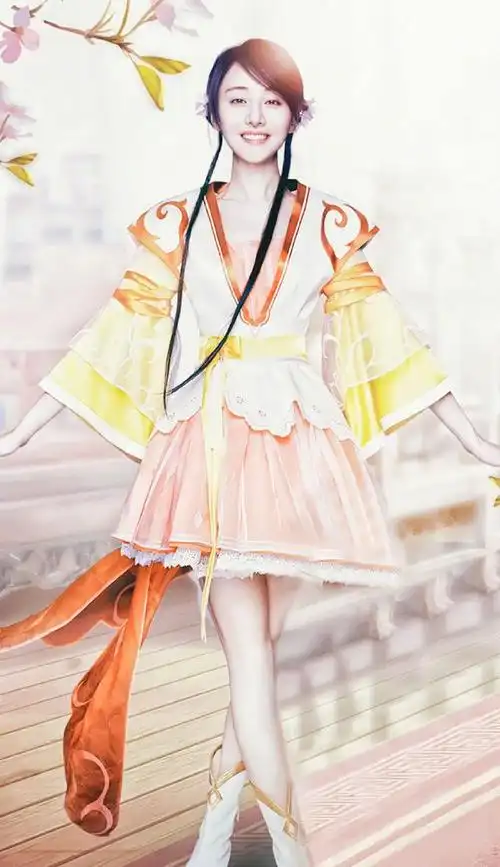 郑爽甜美古装可爱俏皮片