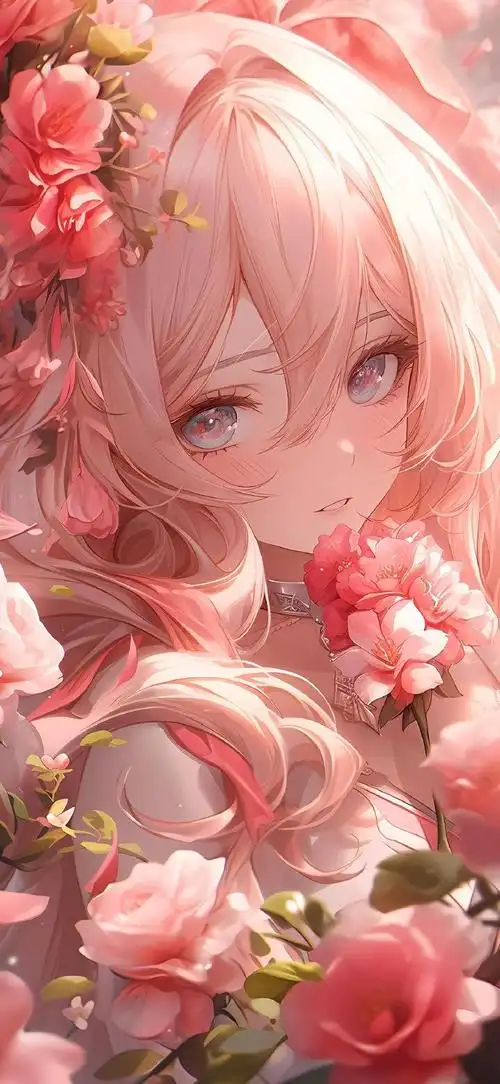 二次元唯美少女插画#ai绘画##高清壁纸精选