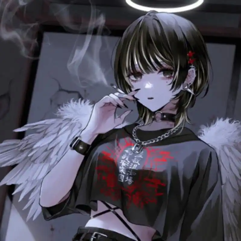 暗黑系二次元女头78