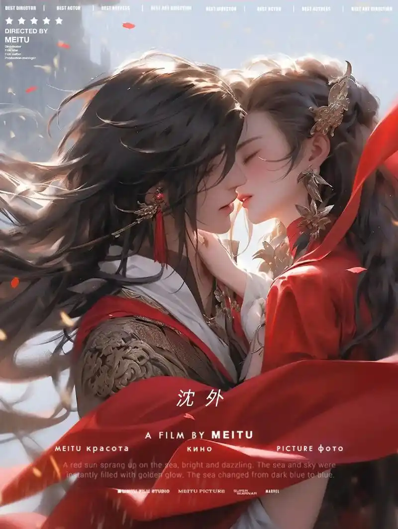 古风情侣插画.78取原图看公告 #古风 #红衣古装 #古风插画 - 抖音