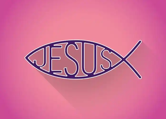 基督教,鱼,象征,设计,插画_高清图片_全景视觉