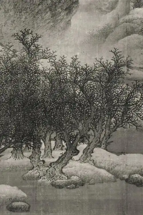 欣赏宋范宽的雪景寒林图