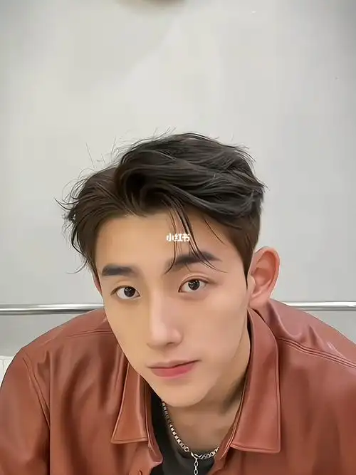 男生韩式纹理背头