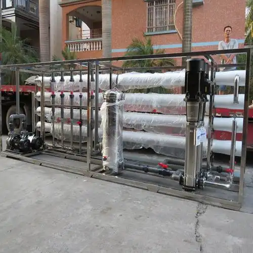绿健大型工业反渗透脱盐水设备 20t/hro纯水机