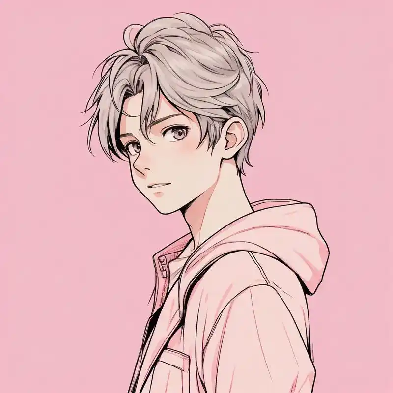 粉色男孩头像 9496 哇塞!