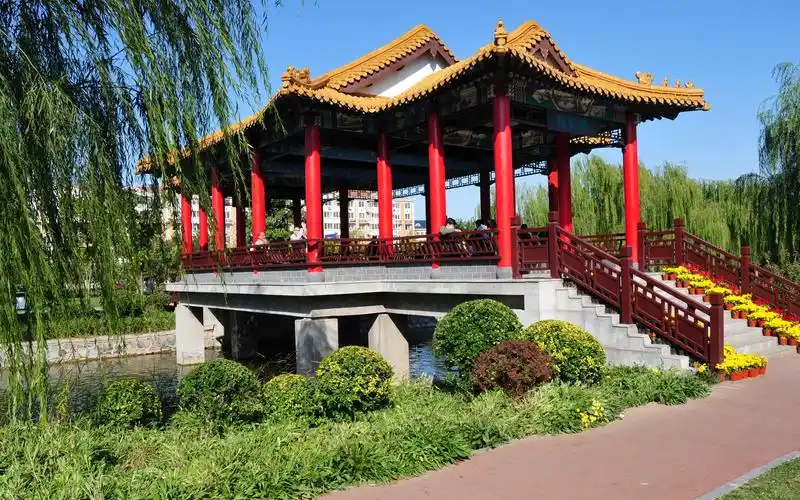 天津南翠屏公园风景,高清图片,电脑桌面-壁纸族