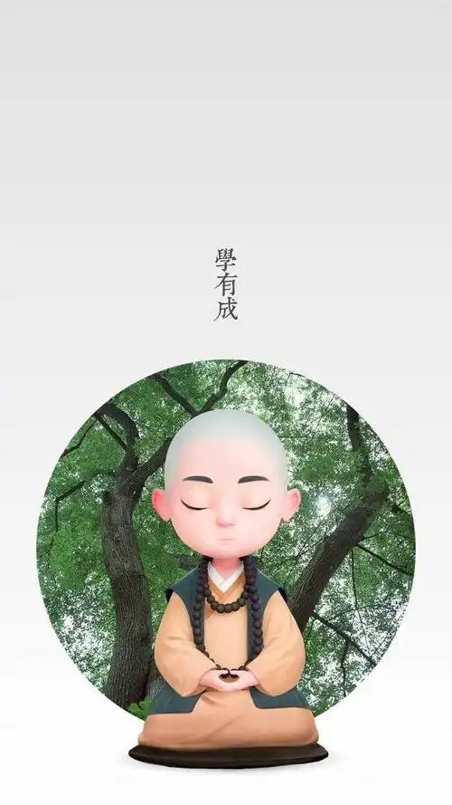 暖心壁纸:一禅小和尚!
