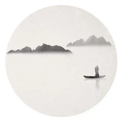 圆形水墨古风头像