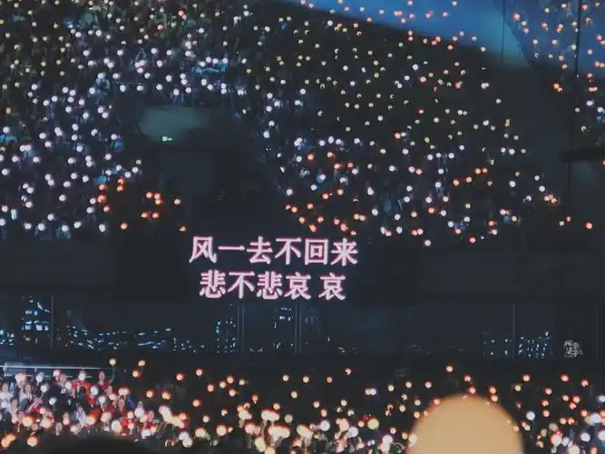 华晨宇演唱会歌词图