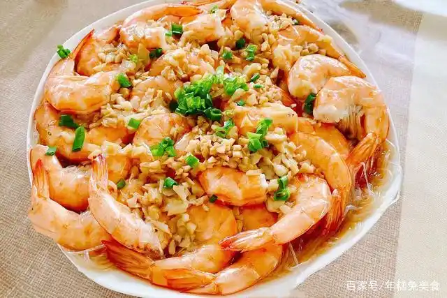 蒜蓉蒸虾
