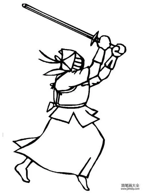 日本武士图片|日本武士简笔画