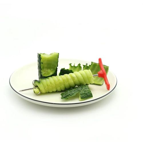 黄瓜萝卜刀 旋卷刀  魔幻螺旋器 造型刀盘饰  创意摆盘不锈钢工具