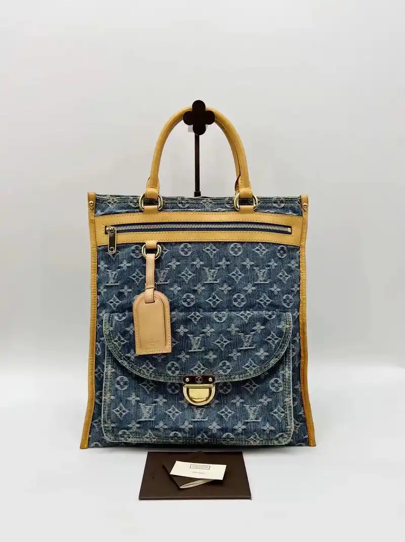 lvvintage限量牛仔琴谱包