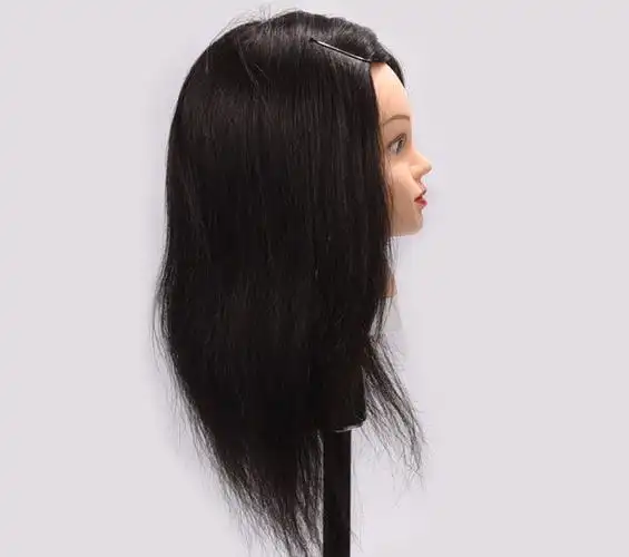 全真人头模 美发公仔头 假发模型头 假人头 真发模特头 教习头