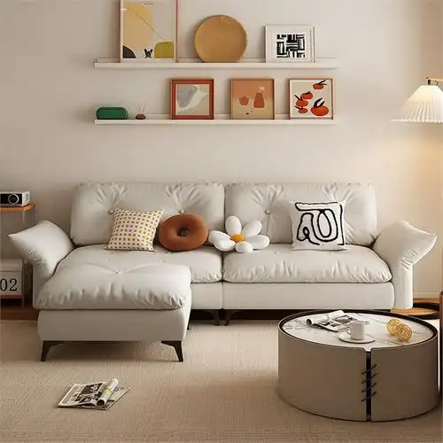 符象免洗科技布沙发布艺小户型三人双人客厅北欧简约现代出租屋公寓nx