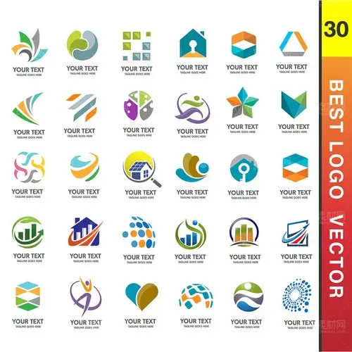 时尚logo元素设计矢量素材