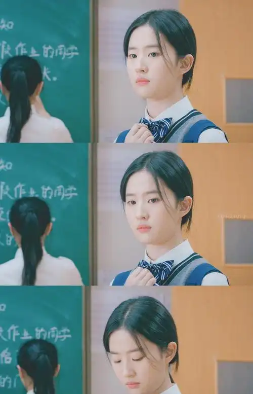 穿上校服的刘亦菲好美真得让粉丝们惊艳不已