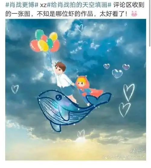 小飞侠才艺活动再次开启这次来给肖战拍的天空填画