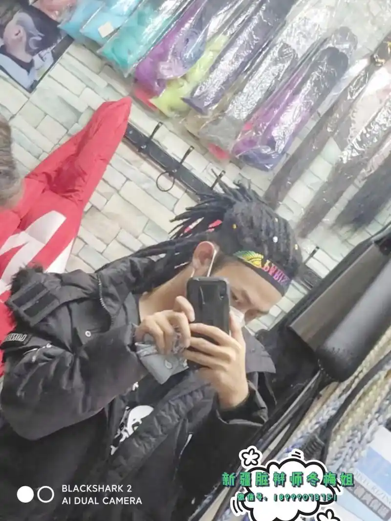 原创作品 #店内实拍视频 #男士全头脏辫  - 抖音