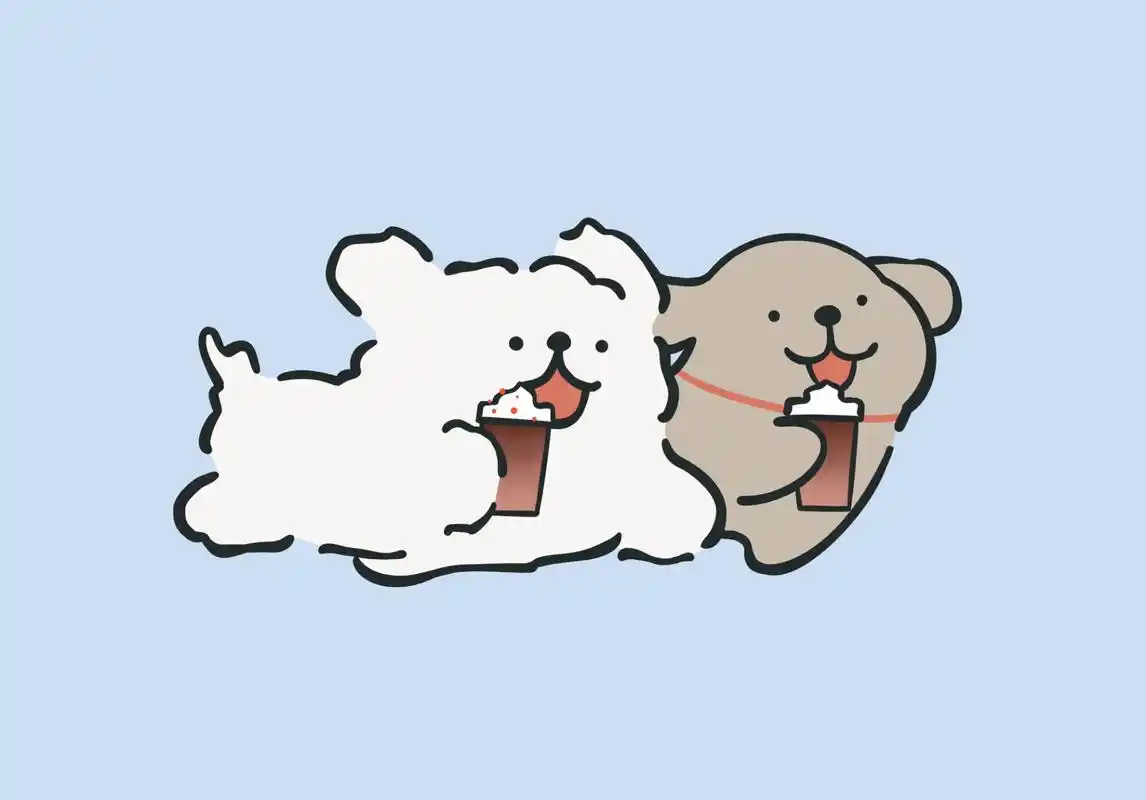 线条小狗98|ipad壁纸分享7815 喜欢自取呦～78