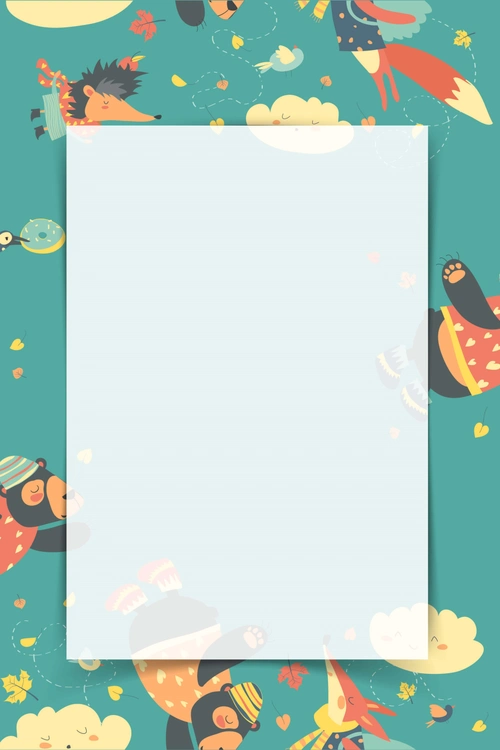 卡通手绘海报背景