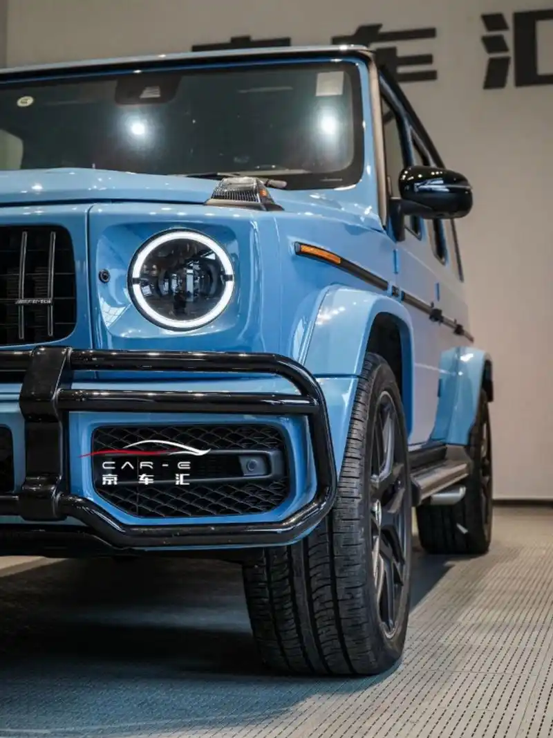 奔驰大g改装#0202#奔驰g63瓷器蓝