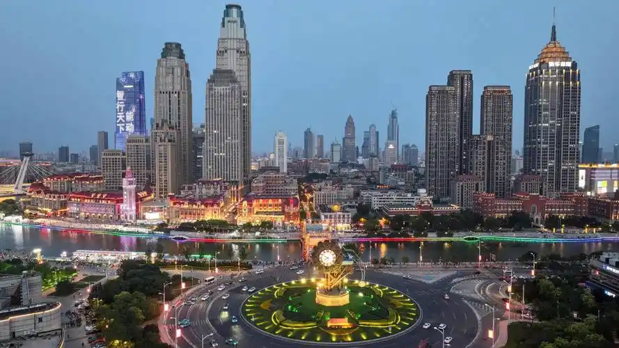 新华全媒 ·城市巡礼|天津:古韵今生 海纳百川_孙凡越_海河_无人机