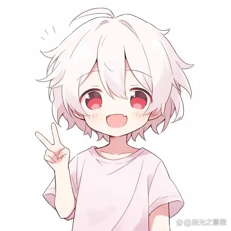 比耶版可爱头像|男