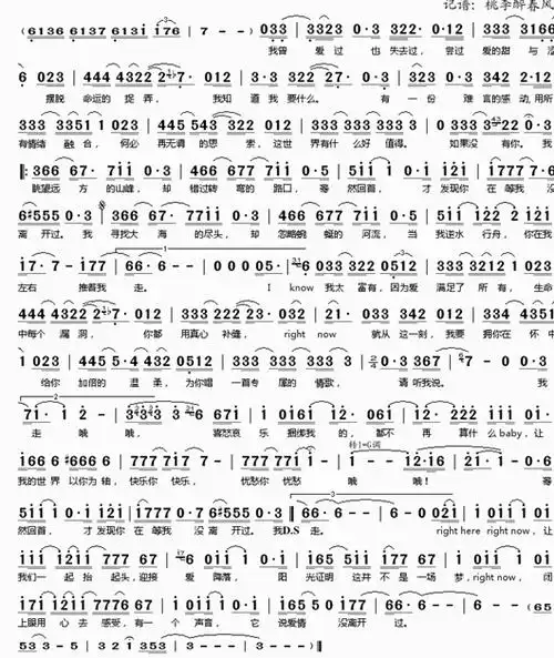 没离开过吉他谱(和弦谱,弹唱)_林志炫(terry lin)