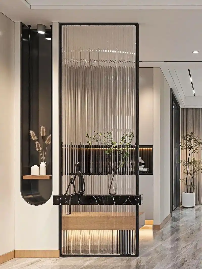 十款入户玄关设计.家里的入户玄关原来还可以做的这么好看!作为 - 抖