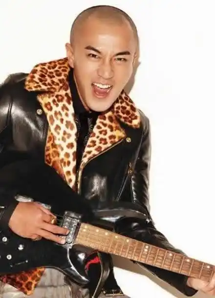 刘恺威早期摇滚写真-光头出镜rock至极