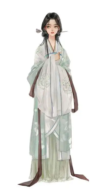 娘娘们的全身图 画手是 来自古风美图馆 - 大神