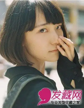 【图】清爽的短发波波头 气质造型推荐_女生短发发型_发藏网