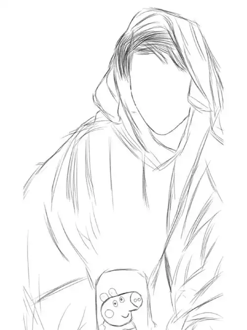 无偿黄明昊线稿