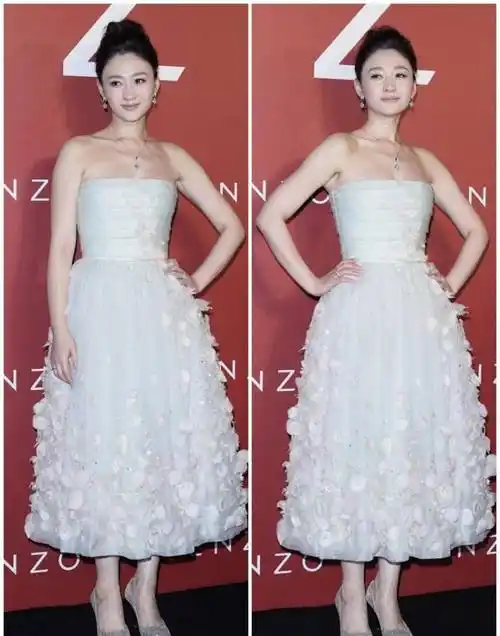 李小冉高圆圆罕见同框,一个甜美一个妩媚,同台比美各有各样_衣服_女性