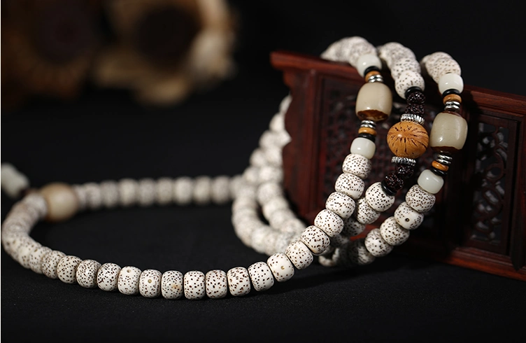 【木景记】天然原色星月菩提108颗正月手链 男女佛珠手串 ￥1580.00