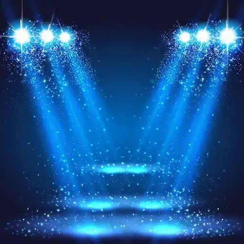 闪耀灯效舞台背景