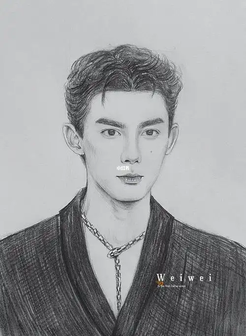 手绘  #吴磊#头像分享