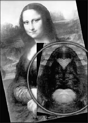 蒙娜丽莎画中有画?