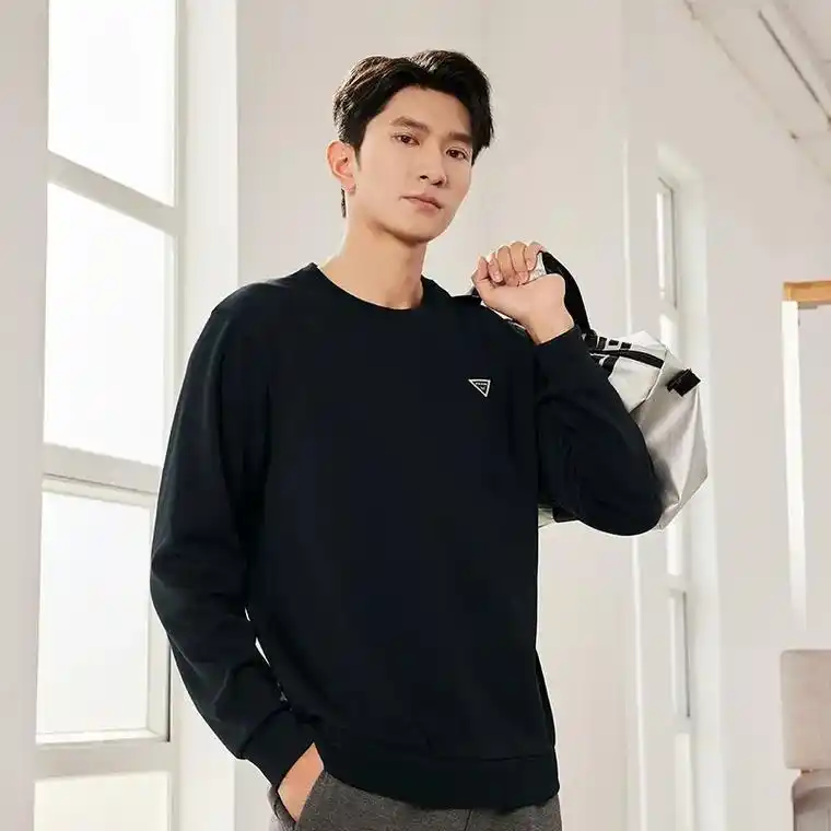 361男运动卫衣2023秋季新款圆领男士卫衣休闲长袖男生套头 - 抖音