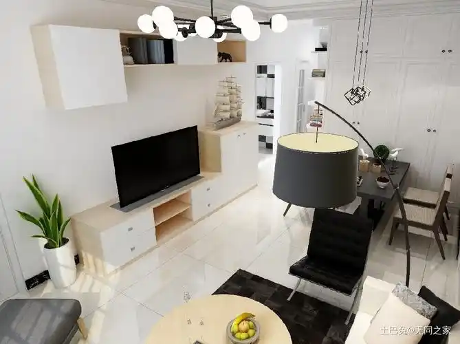 80平米现代风三居室三居现代简约家装装修案例效果图