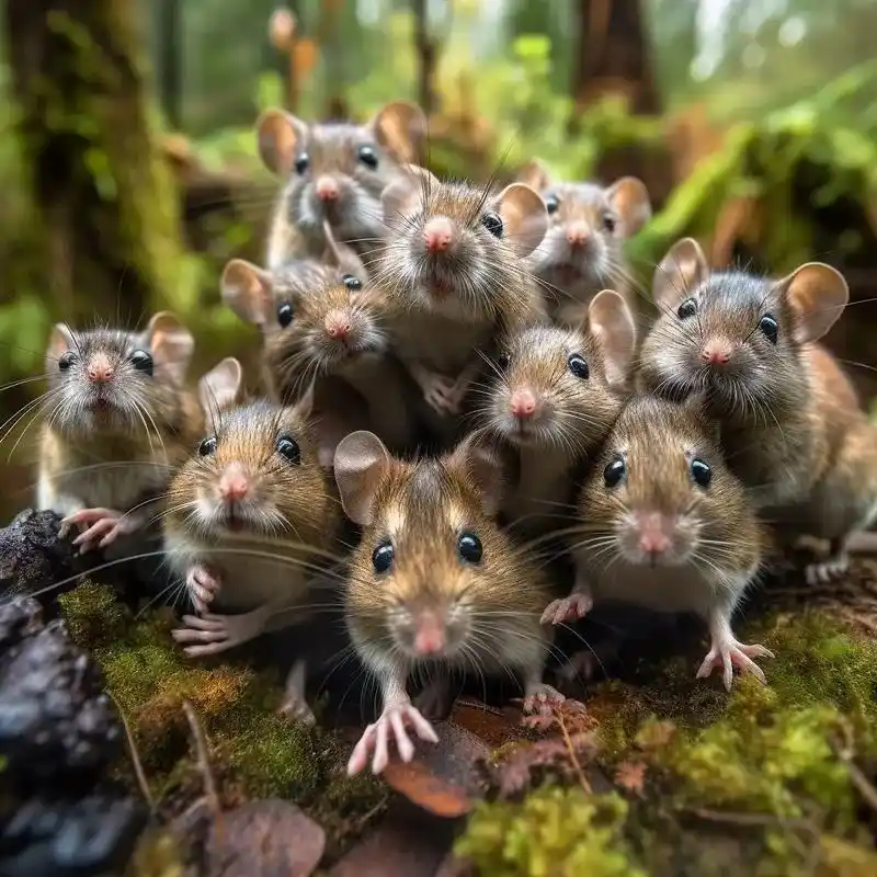 微观世界瞬间七多只可爱动物集体自拍