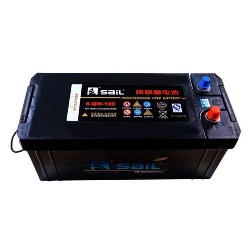 风帆12v180ah 风帆电瓶6-qw-180适用于大中型客货车 发电机 船舶