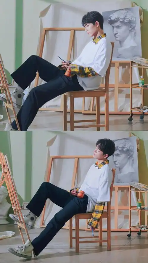 第六期「超特别的三格壁纸」肖战,因为有你,未来可期,人间值得