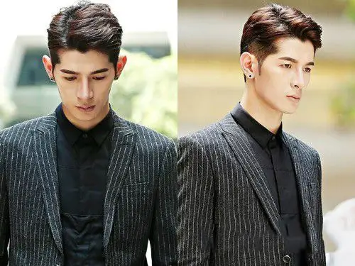 潮男大学生背头发型学生背头发型图片5