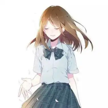 动漫女生穿校服吃东西的头像 动漫头像图片大全 -【爱个性】