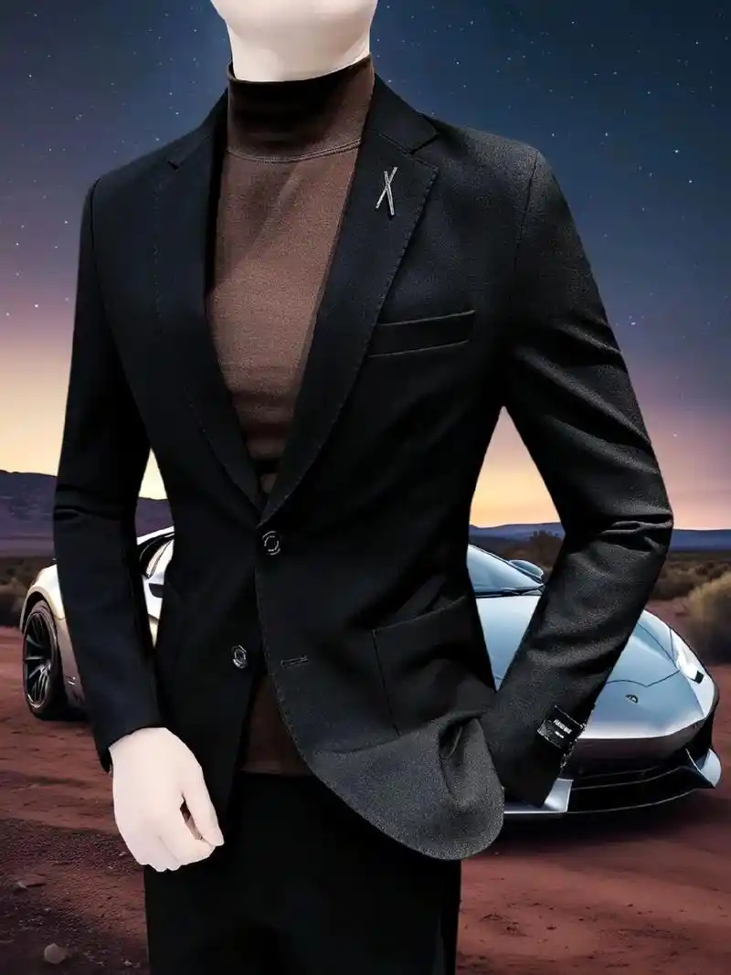 帅哥们!西装真的太帅了,痞帅高级感西装男商务正装