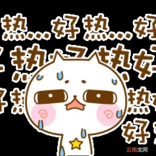 夏天天气炎热表情包图片动画群发 天气热的图片