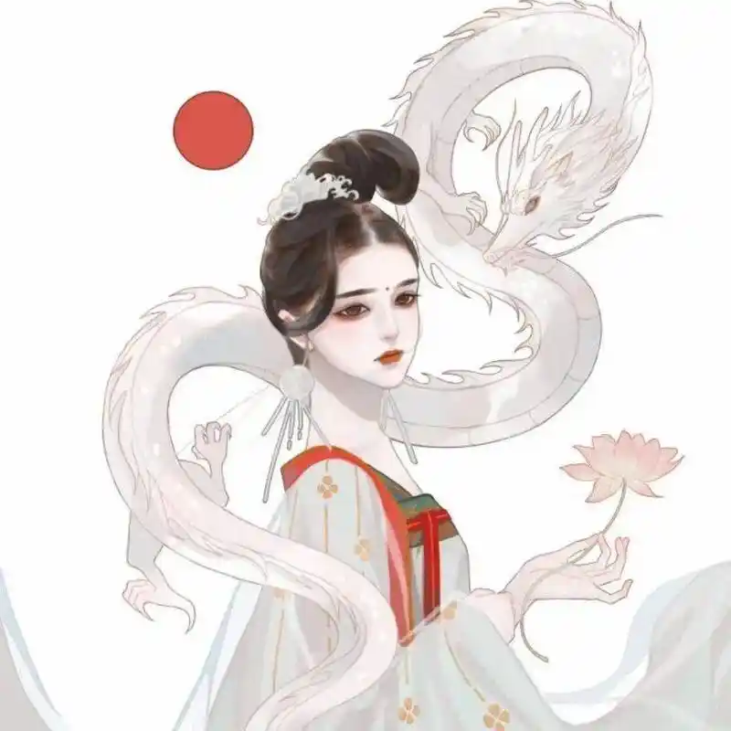 古风动漫女生头像玉容寂寞泪阑干梨花一枝春带雨