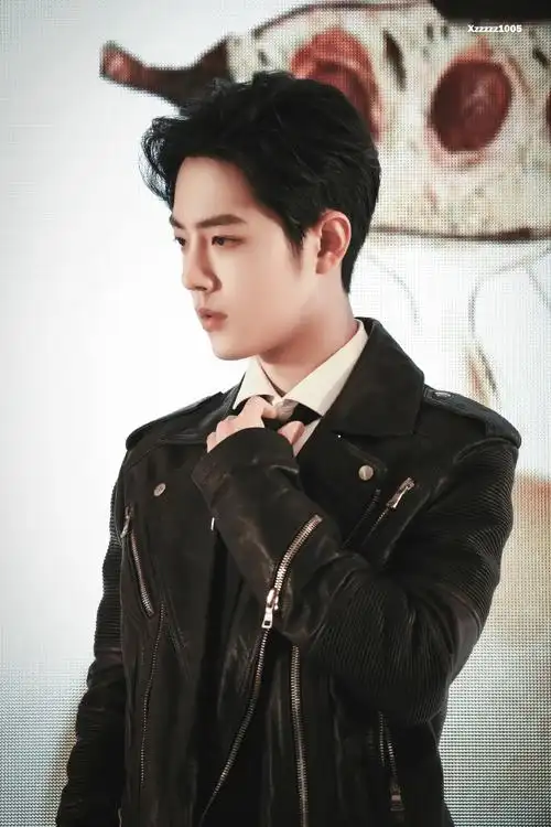 190910  诛仙电影记者发布会这一天的造型超a超苏#肖战